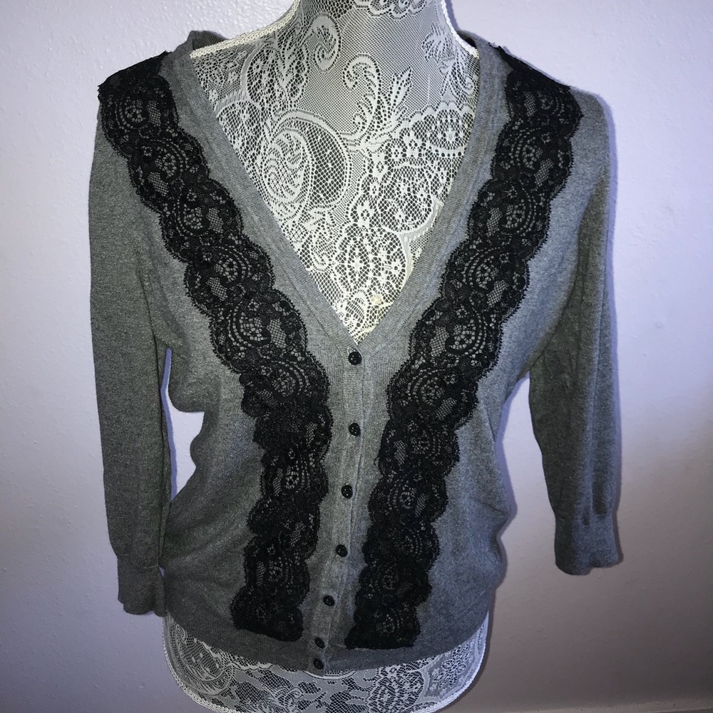 H&M GREY CARDIGAN